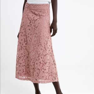 Zara Dusty Pink Skirt